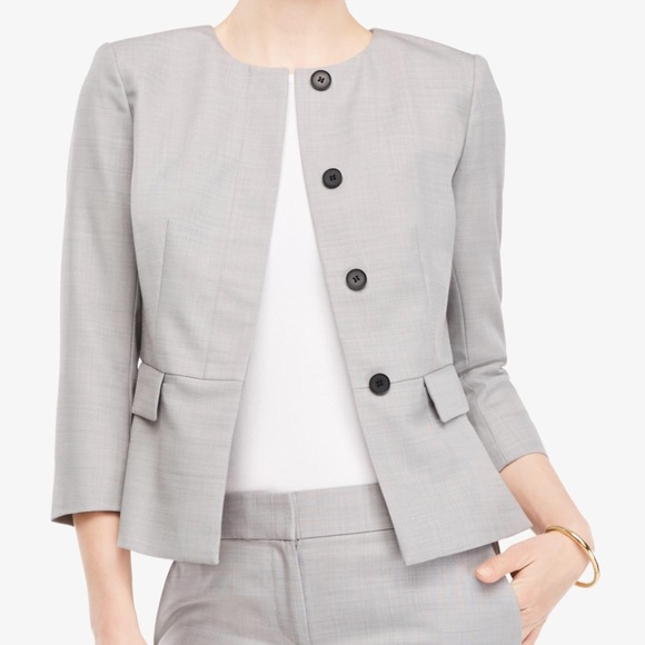 petite peplum blazer